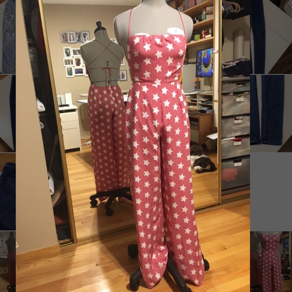 Stars & Stripes Fun Jumpsuit Small S